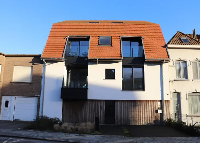 Prachtig Duplex Met Balkon Te Wenduine アパート デ ハーン